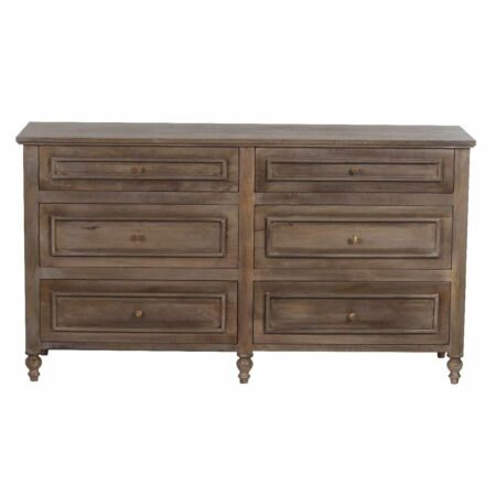 Florence Mango Wood 6 Drawer Dresser