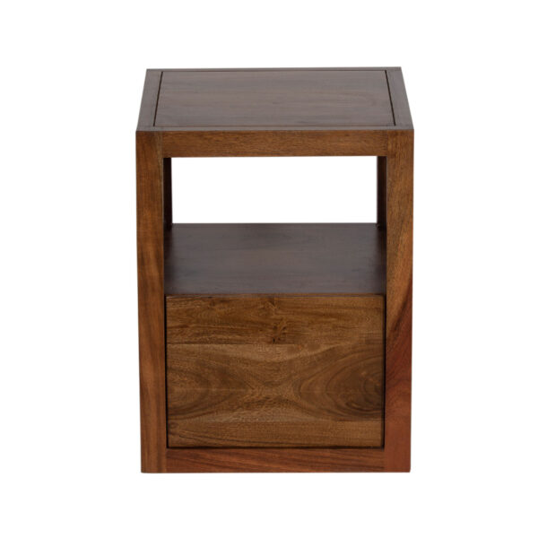 Folsom Acacia 1 Drawer Side Table Small