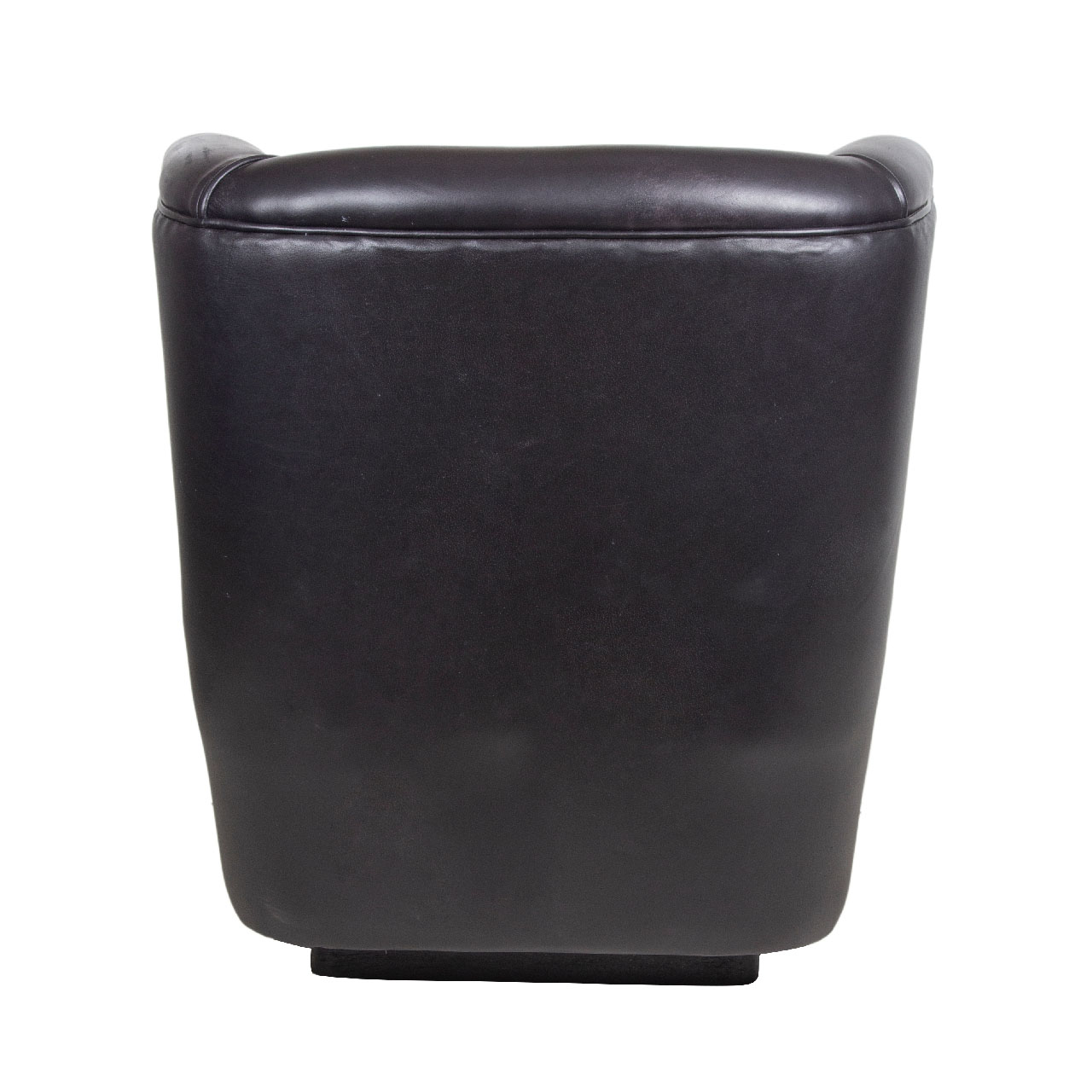 Gubi Black Buff Leather 1 Seater Sofa