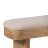 Halo Acacia Wood Upholstred Bench