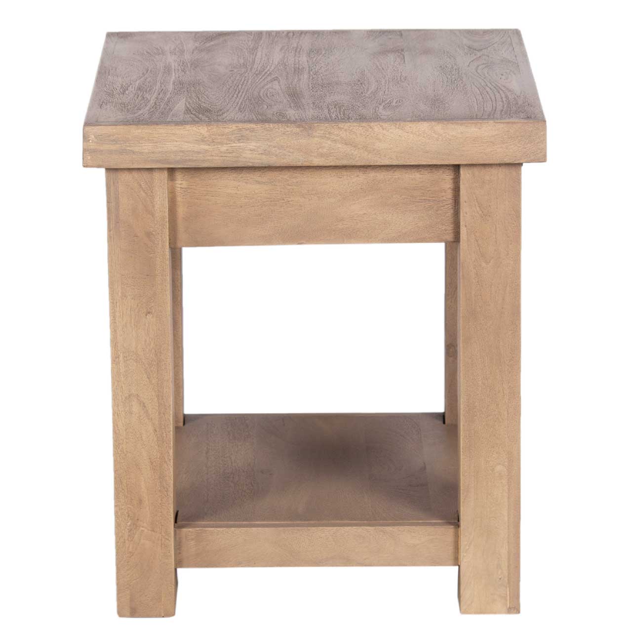 Hamil Mango Wood 1 Drawer Side Table
