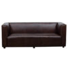 Harbour 3 Seater in Cow Antique Brown Leather