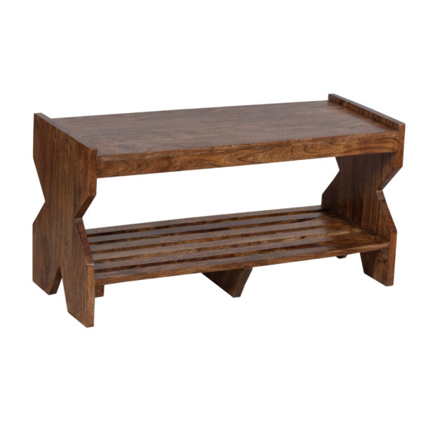 Hardy Acacia Wood With Slats Shelf