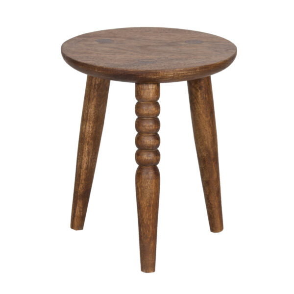 Harvey Mango Wood Round Side Table Small