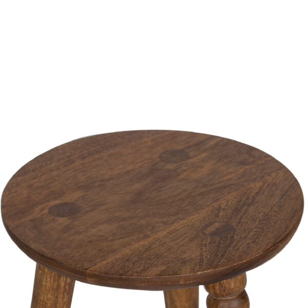 Harvey Mango Wood Round Side Table Small