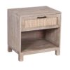 Havelock Manog Wood Cane 1 Drawer Nightstand