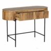 Henrik Mango Wood Metal Base Console Table