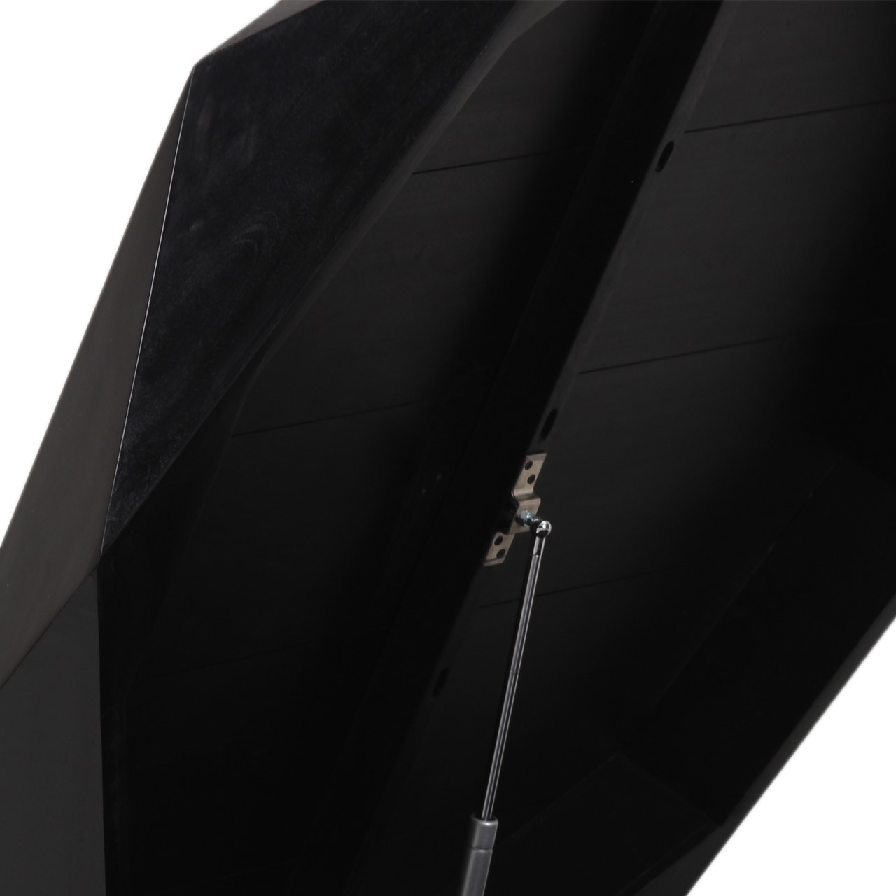 Hexagonal Mango Coffee Table With Storage Black C