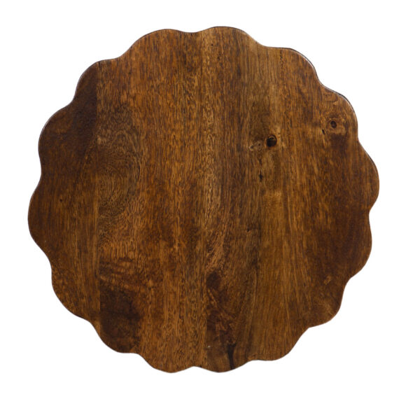 Histo Mango Wood Round Side Table