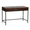 JJ Mango Wood Metal Base With 3 Drawer Desk