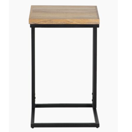 Java Mango Wood Metal C Table Knock Down Pack 1 Piece