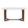 Jinxx Mango Wood Marble Top Dining Table