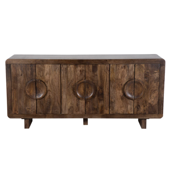 Julina Mango Wood 6 Door Sideboard