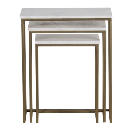 Keywest Marble Top Side Tables