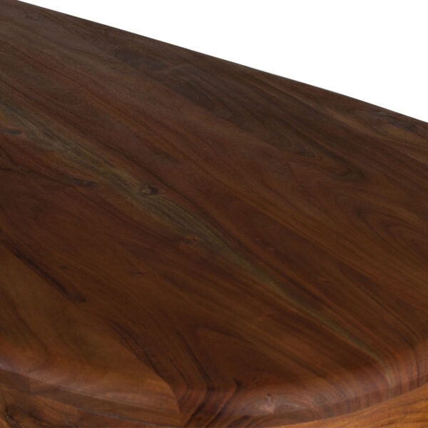 Kalida Acacia Wood Dining Table With Oval Base