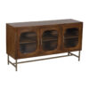 Kangley Mango Wood With Metal Stand Cabinet