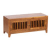 Lagecy Acacia 2 Door Shoe Bench