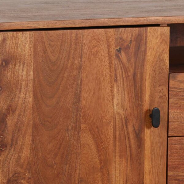 Larmar Acacia Wood 2 Door 2 Drawer Cabinet