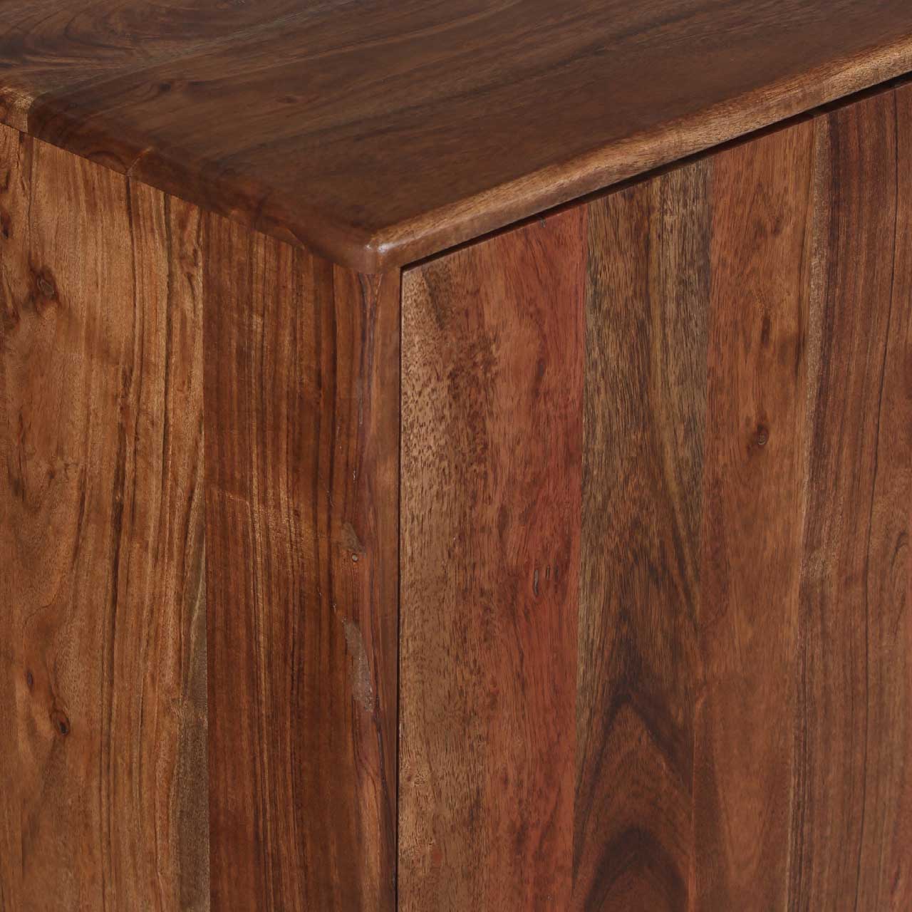 Larmar Acacia Wood 2 Door 2 Drawer Cabinet