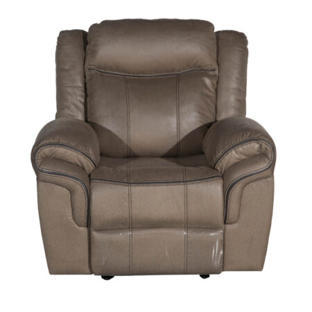 Lisboa Fabric Recliner and Rocking Armchair – Brown