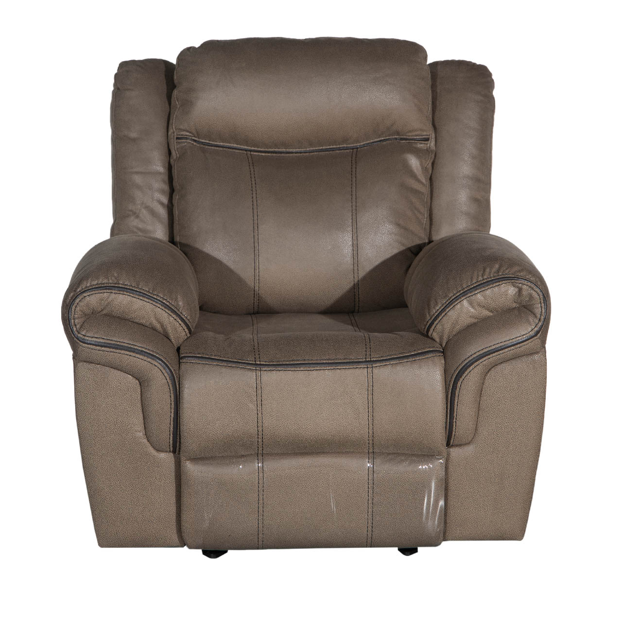 Lisboa Fabric Recliner and Rocking Armchair – Brown