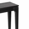 Lorca Mango Wood Console Table Black