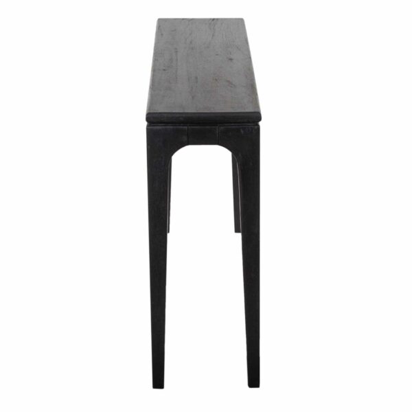 Lorca Mango Wood Console Table Black