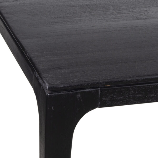 Lorca Mango Wood Dining Table Black 68