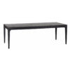 Lorca Mango Wood Dining Table Black 90