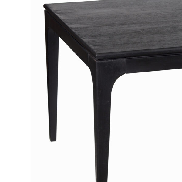 Lorca Mango Wood Dining Table Black 90