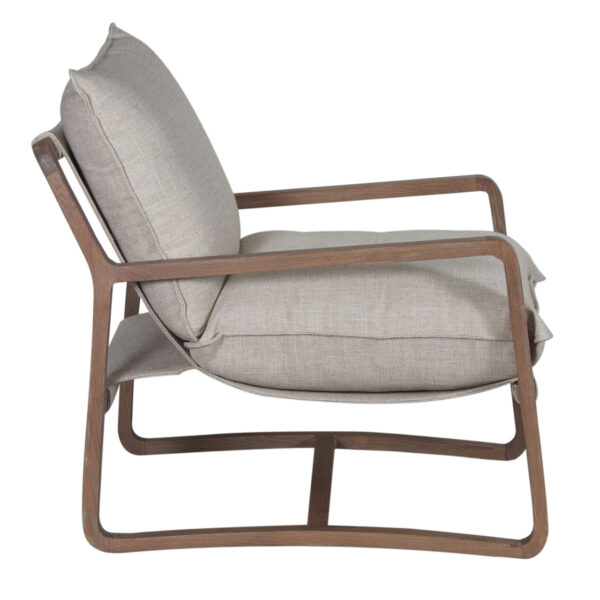 Lucca Oak Wood Arm Chair