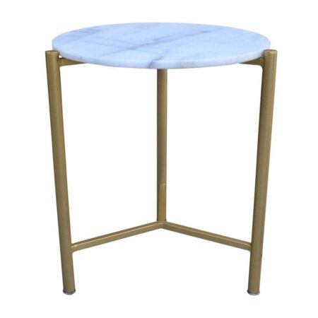 Moscow Marble Top Side Table