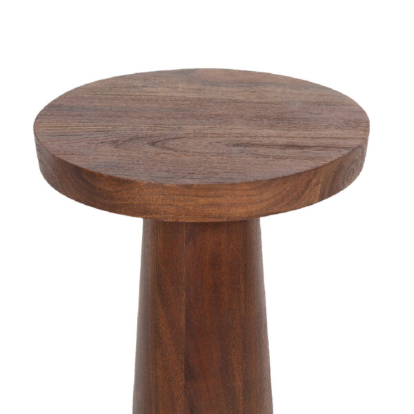 Mango Solid Wood Top Round Martini Table