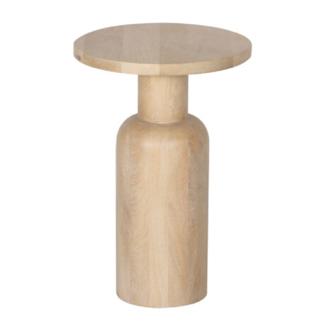 Mariana Mango Wood Round Side Table