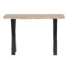 Marino Acacia Wood Metal Cross Legs Dining Table