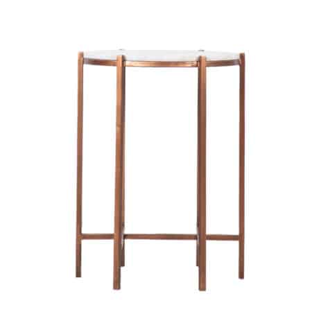 Market Marble Top Side Table