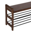 Martin Acacia Wood With Metal Shelf Bench