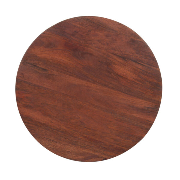 Maze Mango Wood Round Side Table