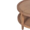 Mersing Oak Wood Round Coffee Table