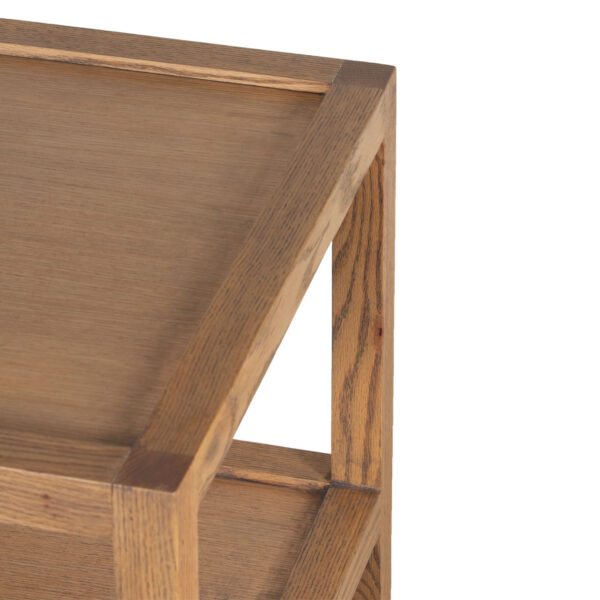 Mersing Oak Wood Side Table