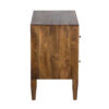 Miha Mango Wood 2 Drawer Night Stand