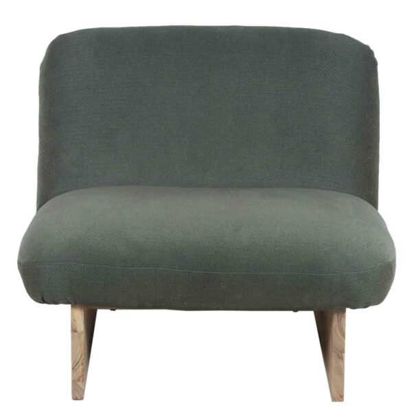 Miller Acacia Wood Fabric Chair