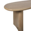 Milo Mango Wood Dining Table Organic Shape Wood Top