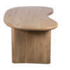 Milo Mango Wood Dining Table Organic Shape Wood Top