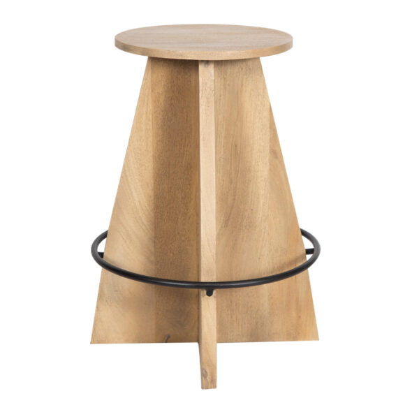 Milo Manog Wood Round Side Table