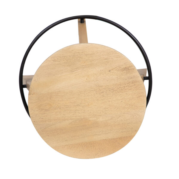 Milo Manog Wood Round Side Table