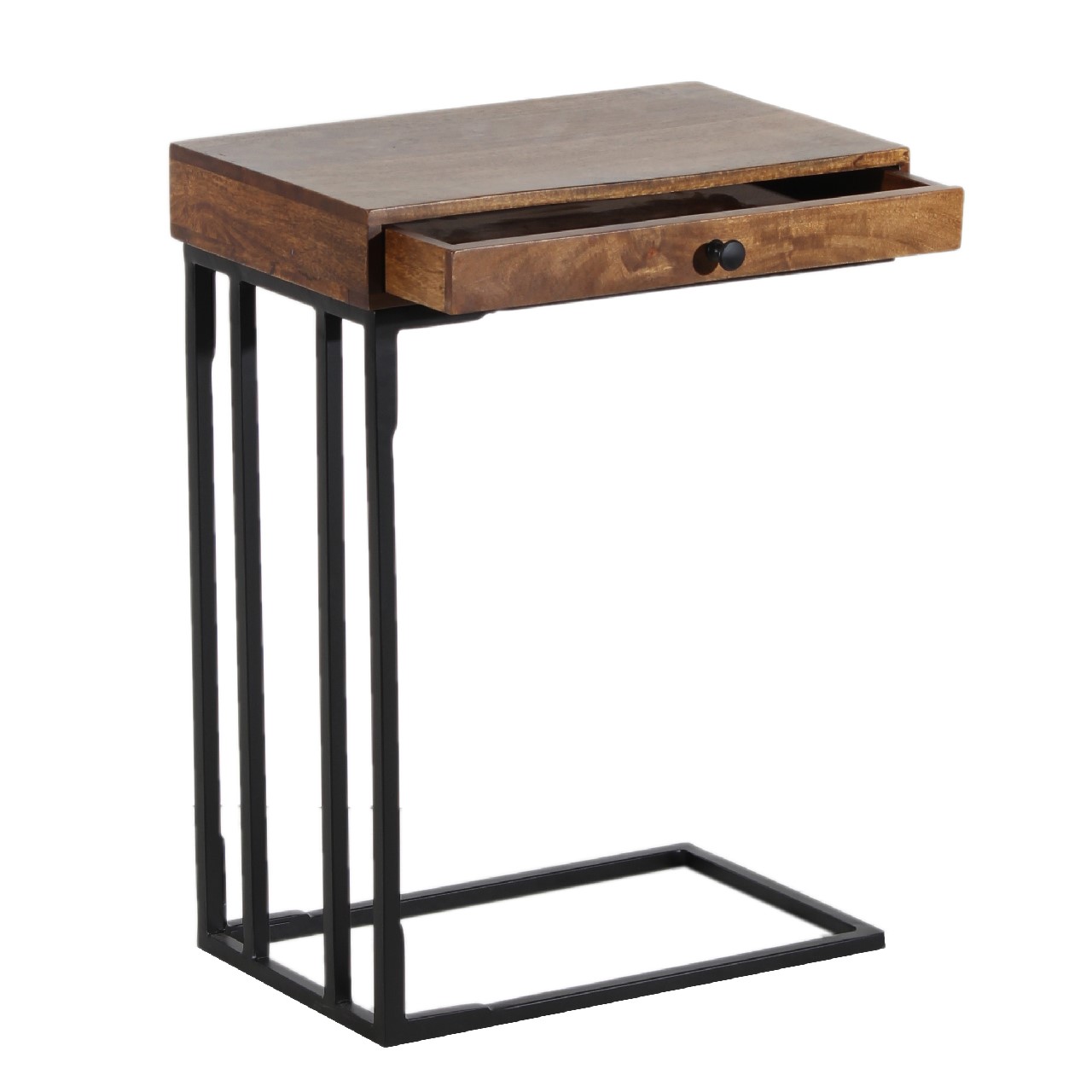 Minsak Mango Wood Metal Table Set of 2 Table