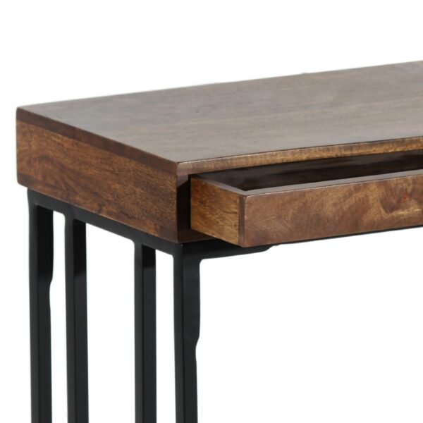 Minsak Mango Wood Metal  Table Set of 2 Table