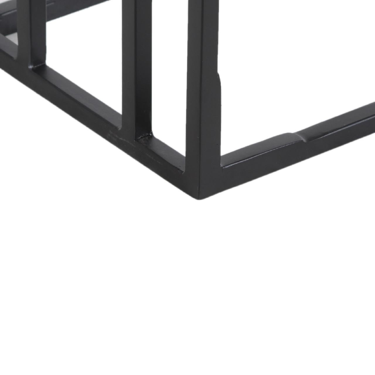 Minsak Mango Wood Metal Table Set of 2 Table