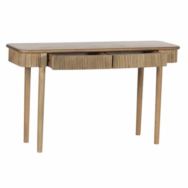 Moldova Mango Wood Console Table With 2 Drawer